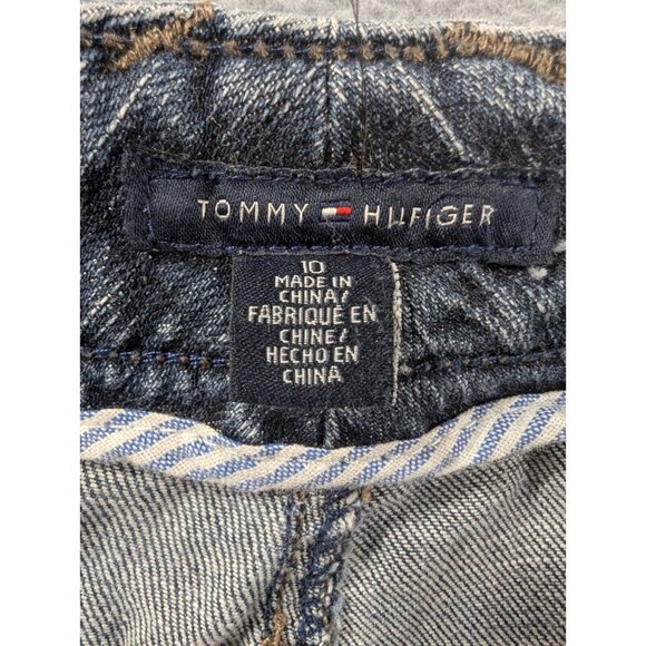 Tommy Hilfiger Jeans Womens Size 10 Blue Classic Bootcut American Hope Whiskers - Picture 13 of 16